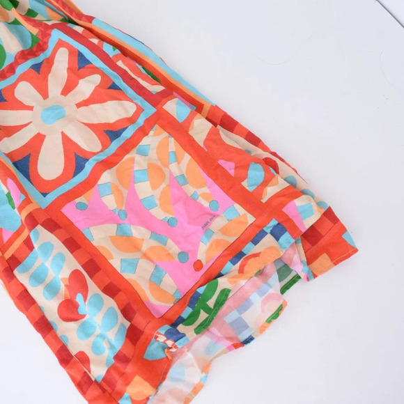 Anthropologie Farm Rio Cutout Halter Jumpsuit Red  Floral Boho S - Picture 6 of 13